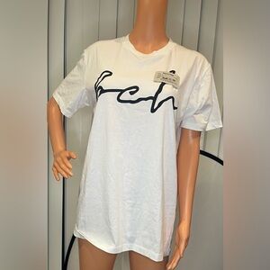 Bench White and Black Graphic Tee